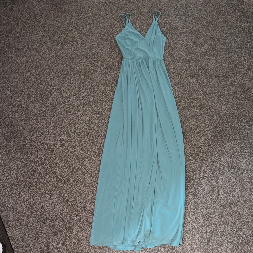 Windsor Teal Maxi Dress